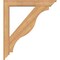 Ekena Millwork Funston Traditional Smooth Bracket w/ Offset Brace, Western Red Cedar, 5 1/2"W x 32"D x 36"H BKT0604X32X36FST01SWR - alternate 2